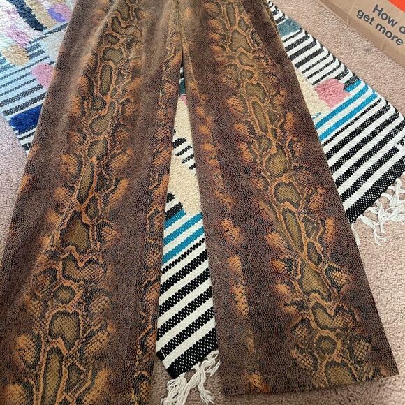 Oh Polly print pants wide leg 4 - Picture 4 of 7